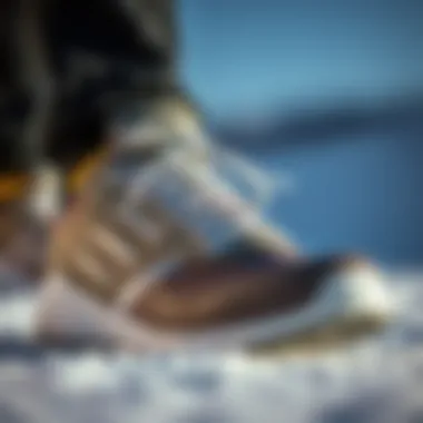 Essential Features in Winter Sports Shoes Detailed view of essential features in winter sports shoes